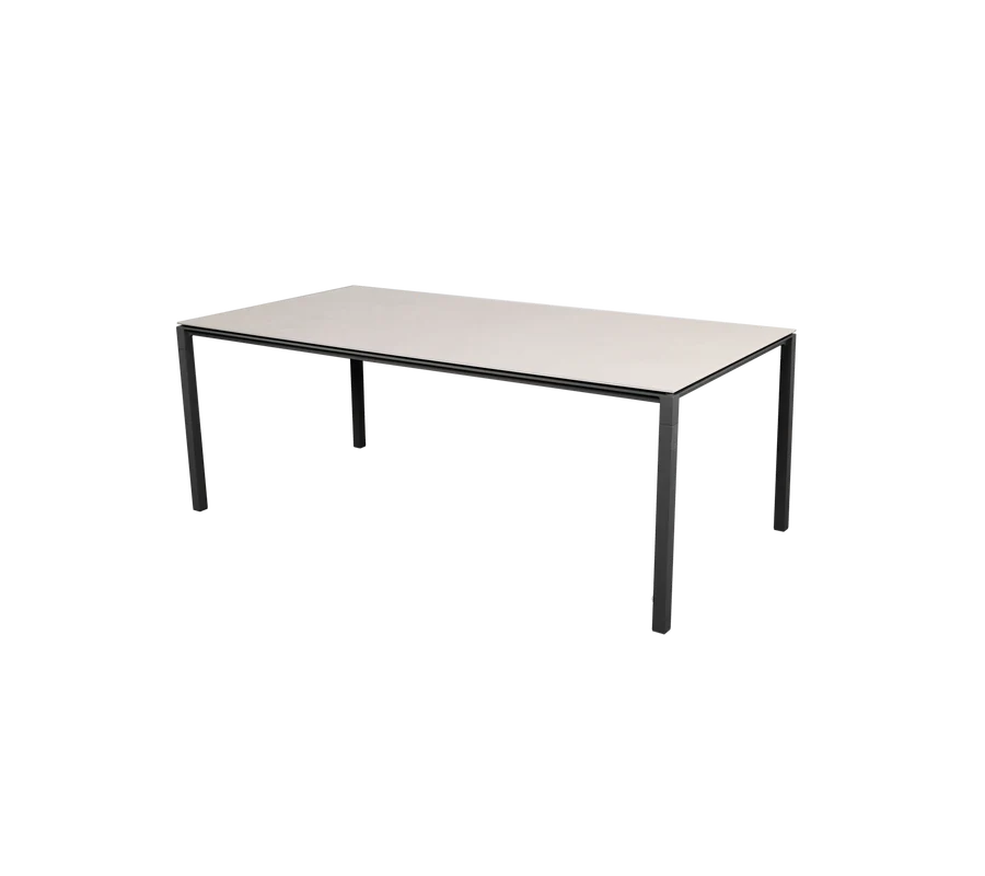 Cane-line Pure Dining Table Outdoor 200 x 100 cm