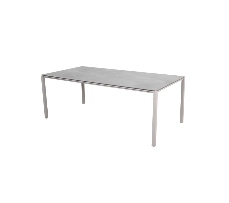 Cane-line Pure Dining Table Outdoor 200 x 100 cm
