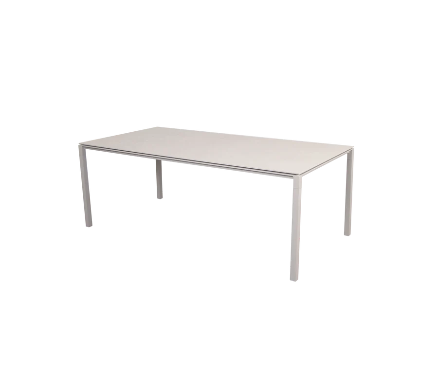 Cane-line Pure Dining Table Outdoor 200 x 100 cm