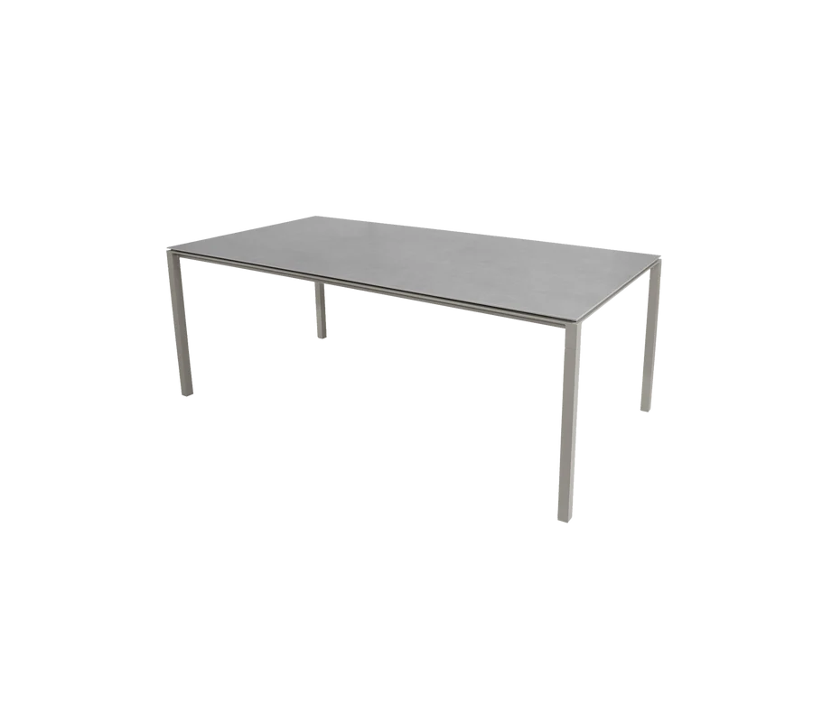 Cane-line Pure Dining Table Outdoor 200 x 100 cm