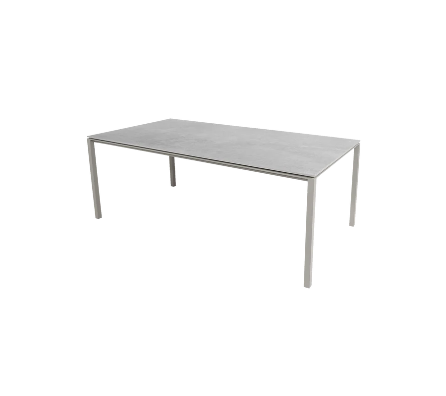 Cane-line Pure Dining Table Outdoor 200 x 100 cm
