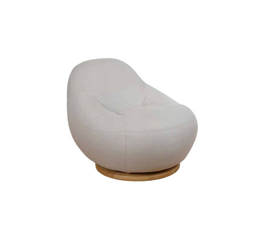 Cane-line Gem Lounge Chair With Teak Swivel