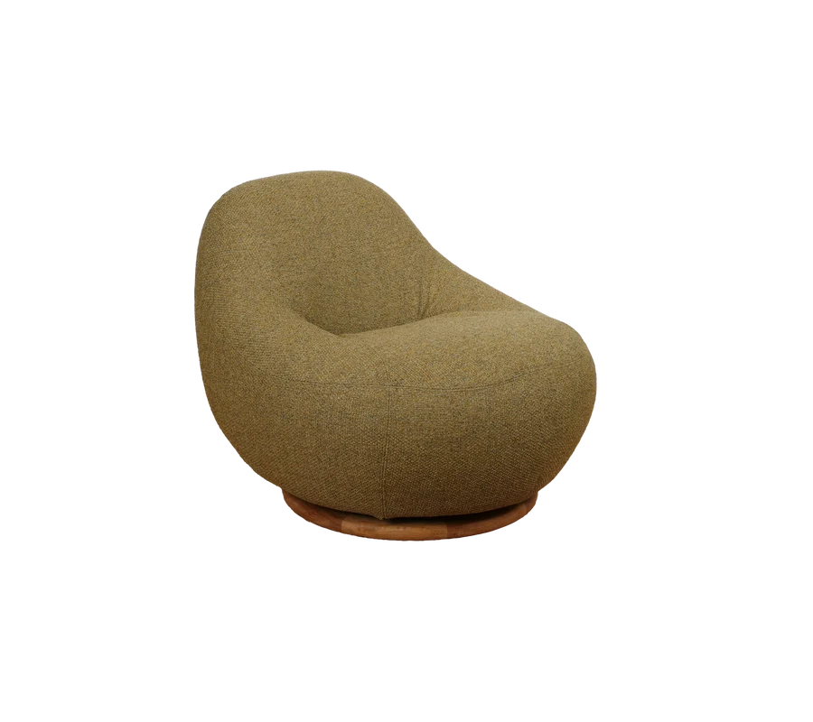 Cane-line Gem Lounge Chair With Teak Swivel