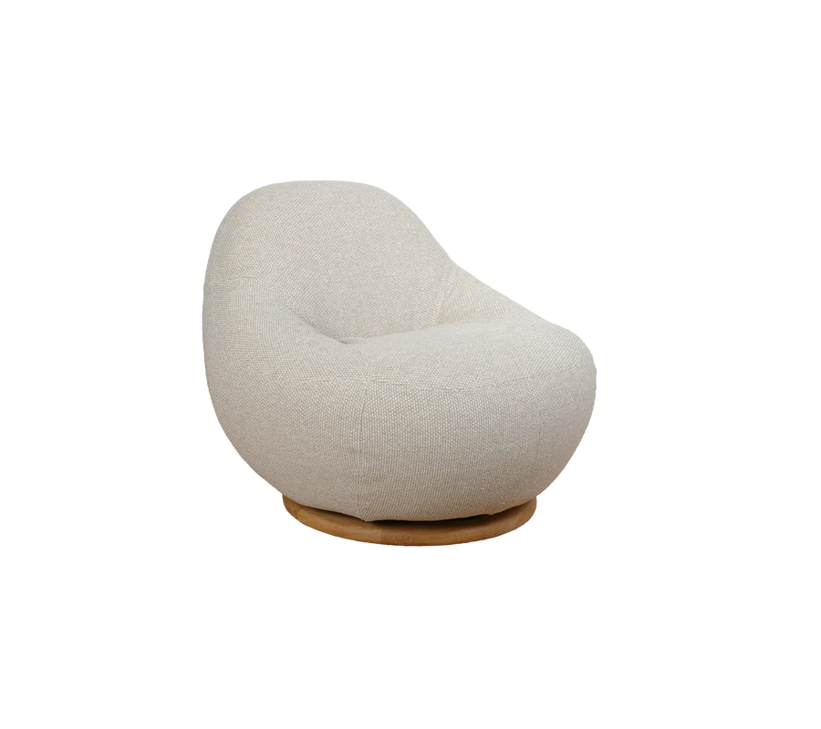 Cane-line Gem Lounge Chair With Teak Swivel
