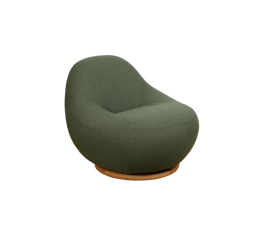 Cane-line Gem Lounge Chair With Teak Swivel