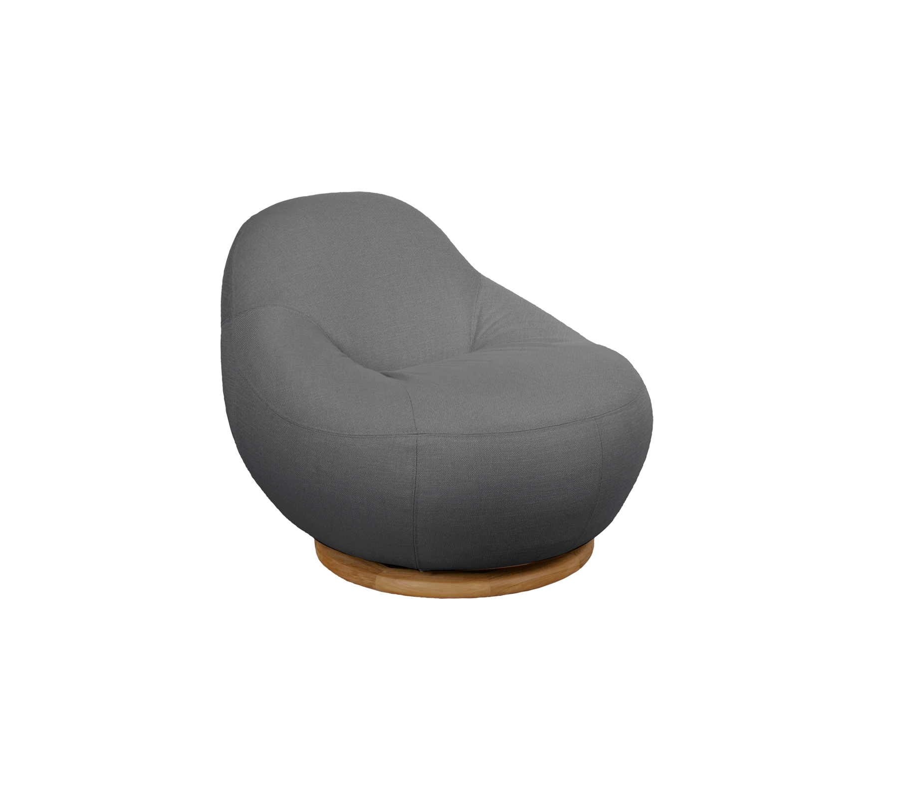 Cane-line Gem Lounge Chair With Teak Swivel