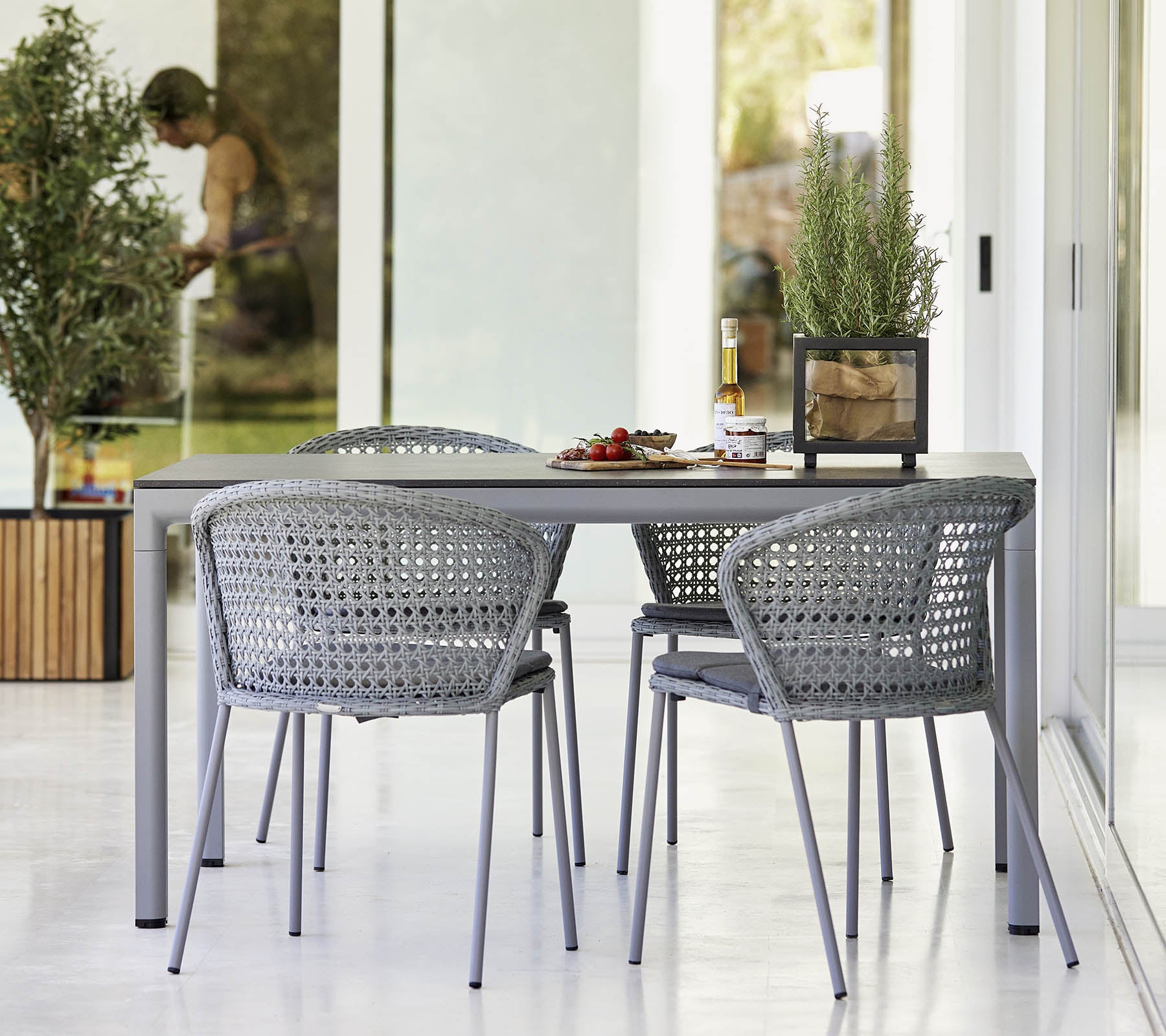Cane-line Lean Stackable Chair