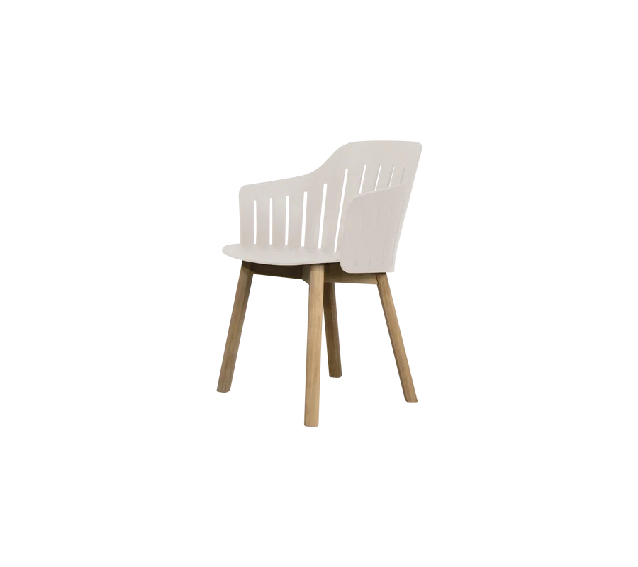 Cane-line Choice chair with Teak Legs