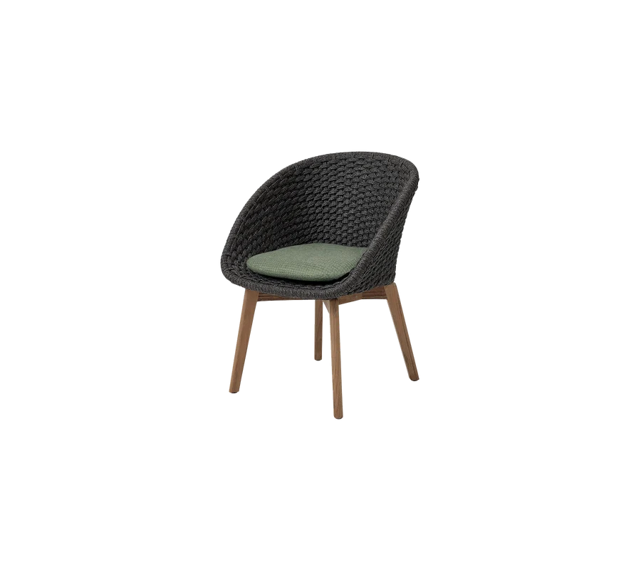 Cane-line Peacock Chair with Teak Legs