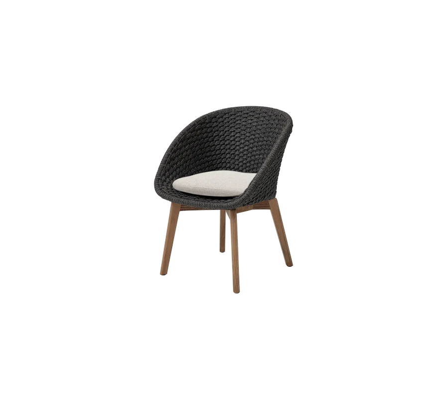 Cane-line Peacock Chair with Teak Legs