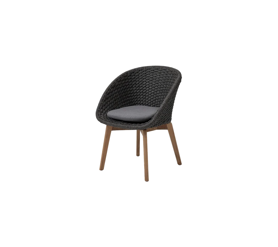 Cane-line Peacock Chair with Teak Legs