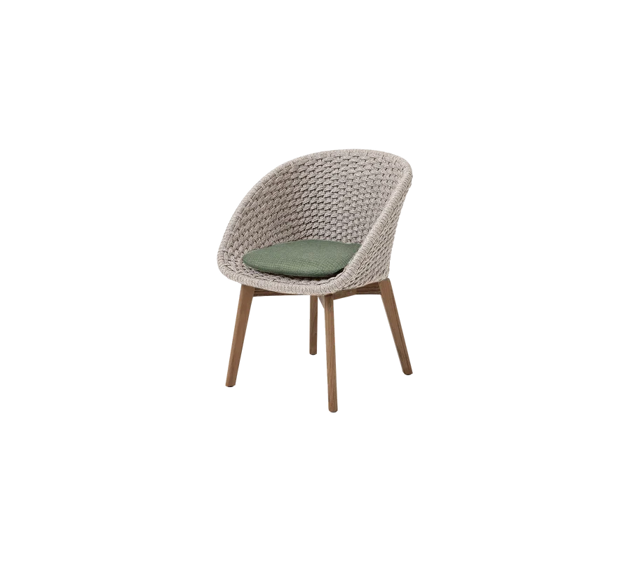 Cane-line Peacock Chair with Teak Legs
