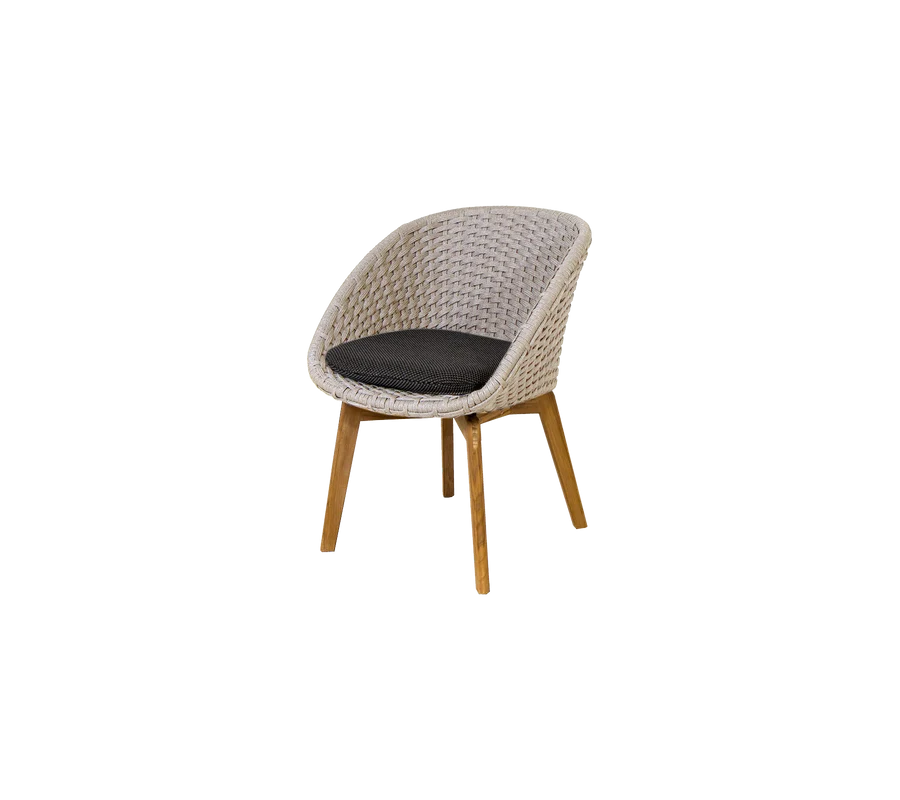 Cane-line Peacock Chair with Teak Legs