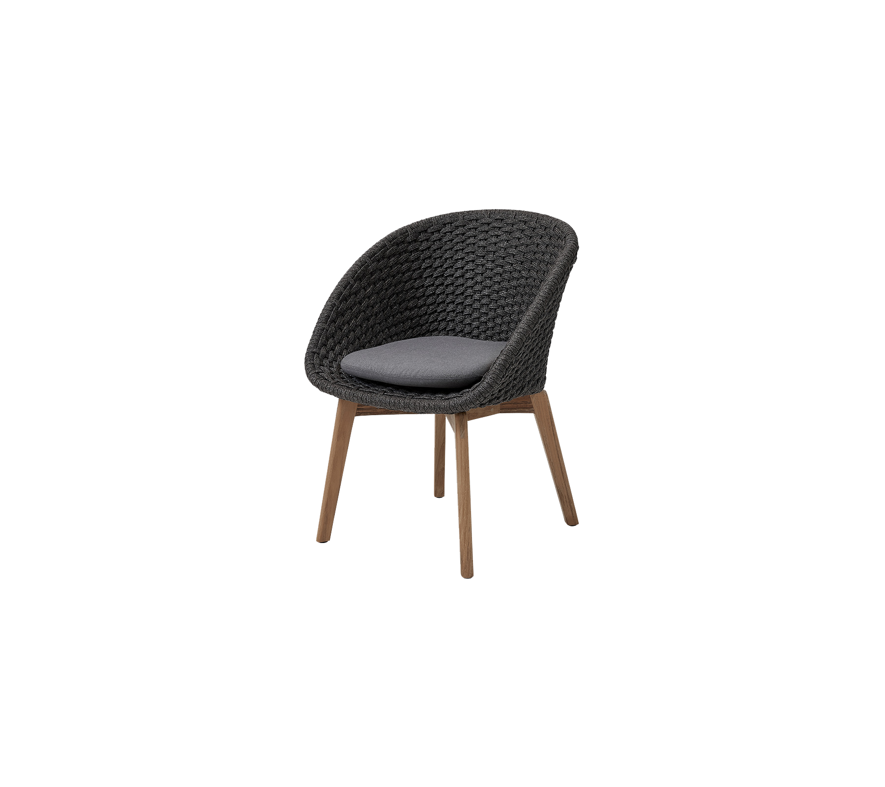Cane-line Peacock Chair with Teak Legs