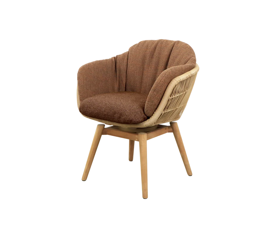 Cane-line Stay Chair with Teak Swivel