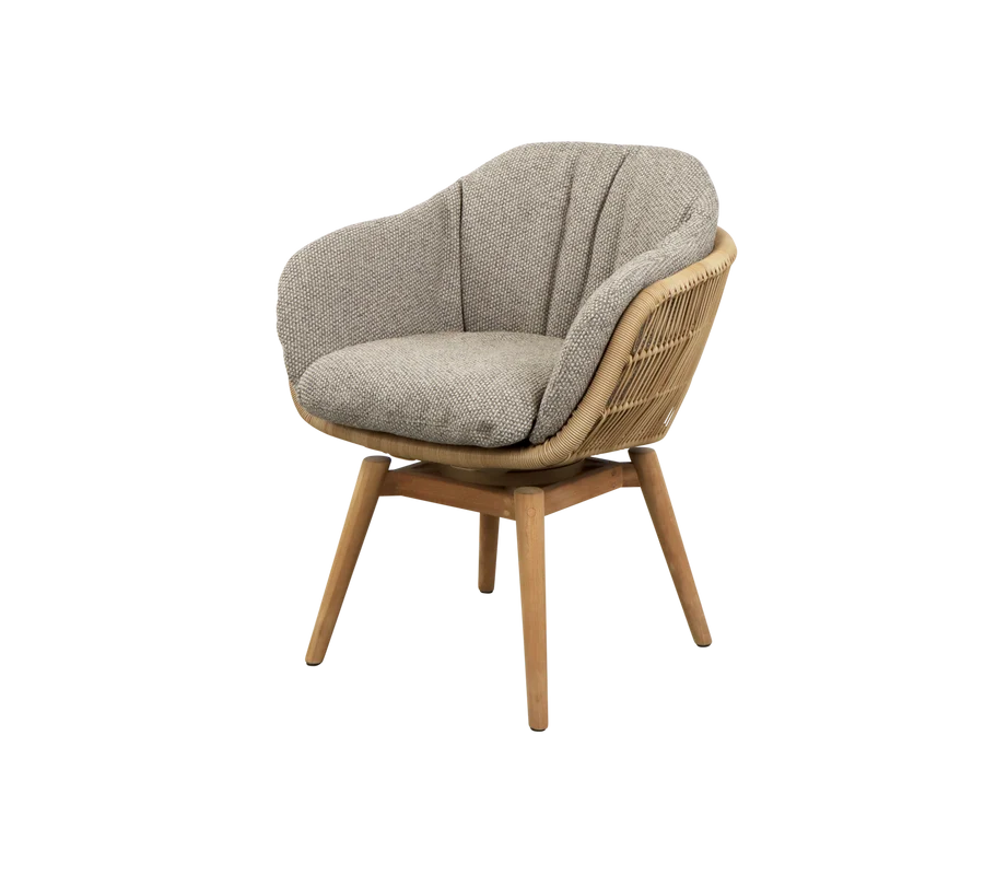 Cane-line Stay Chair with Teak Swivel