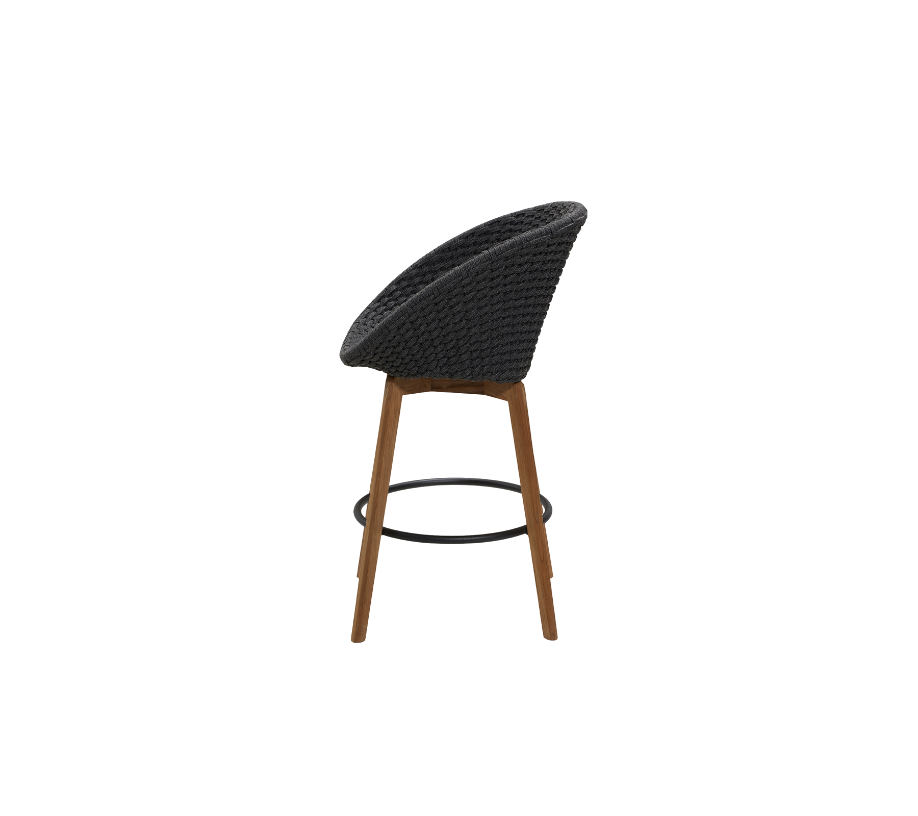 Cane-line Peacock Bar Chair with Teak Legs