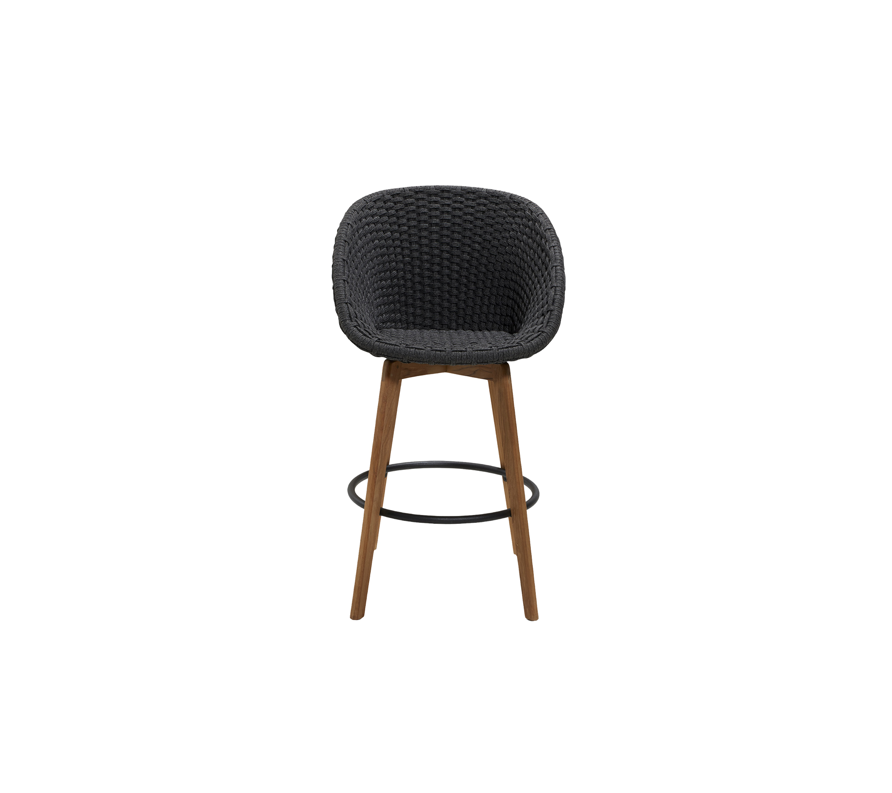 Cane-line Peacock Bar Chair with Teak Legs