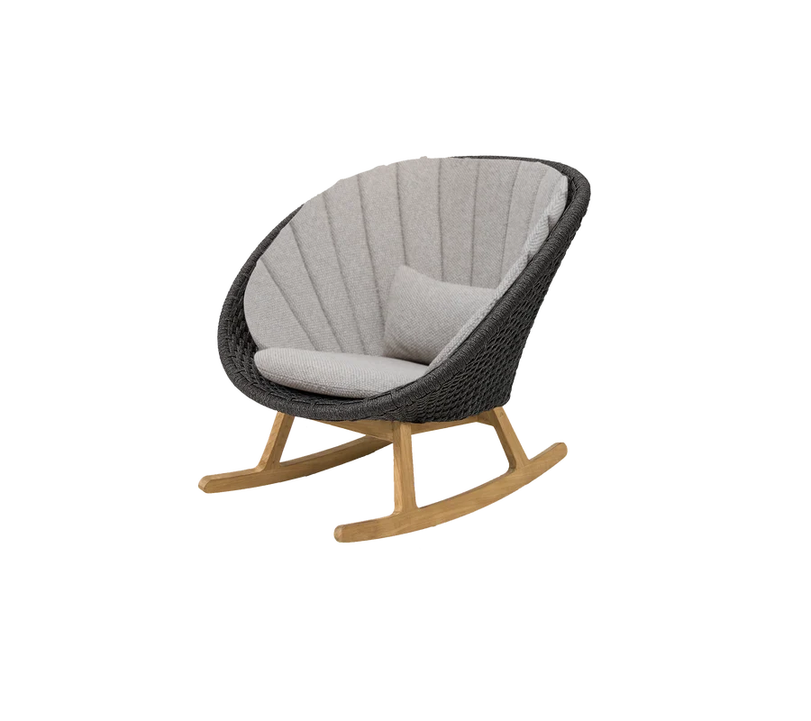 Cane-line Peacock Rocking Chair With Teak Legs