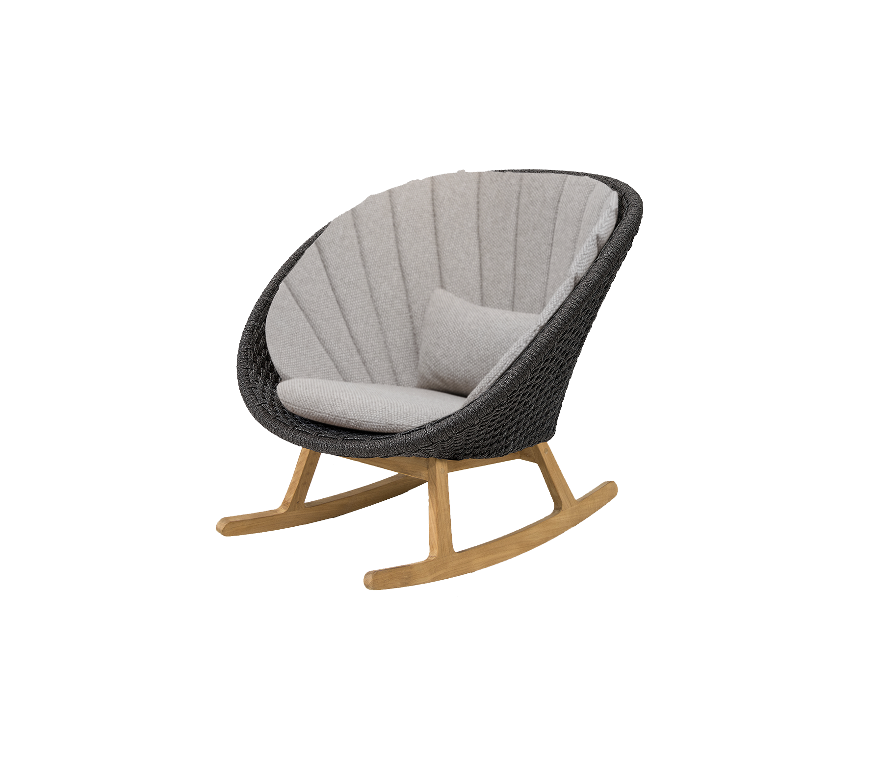 Cane-line Peacock Rocking Chair With Teak Legs