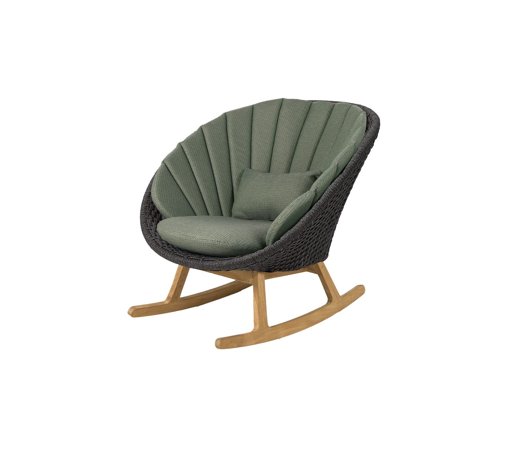 Cane-line Peacock Rocking Chair With Teak Legs