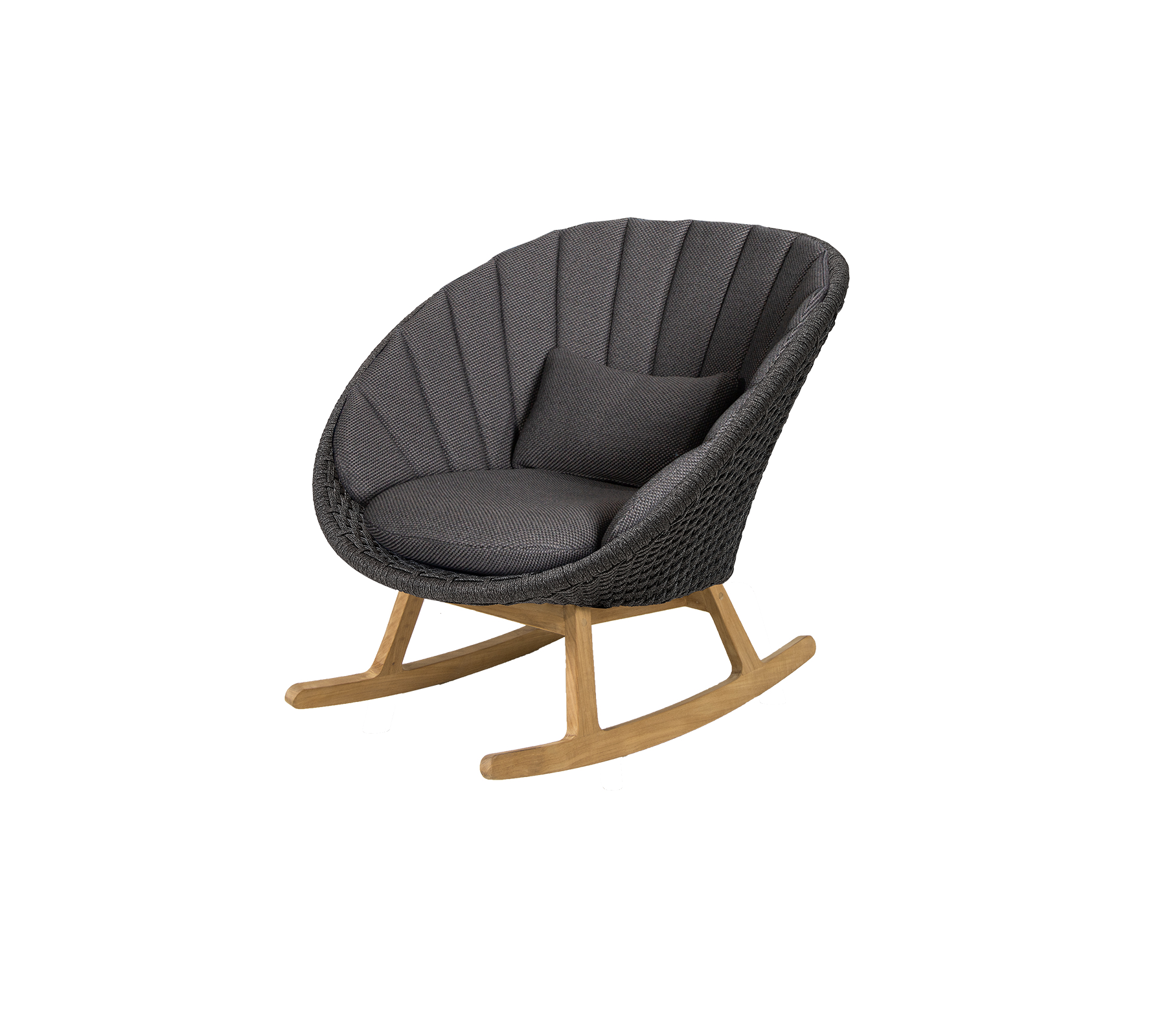 Cane-line Peacock Rocking Chair With Teak Legs