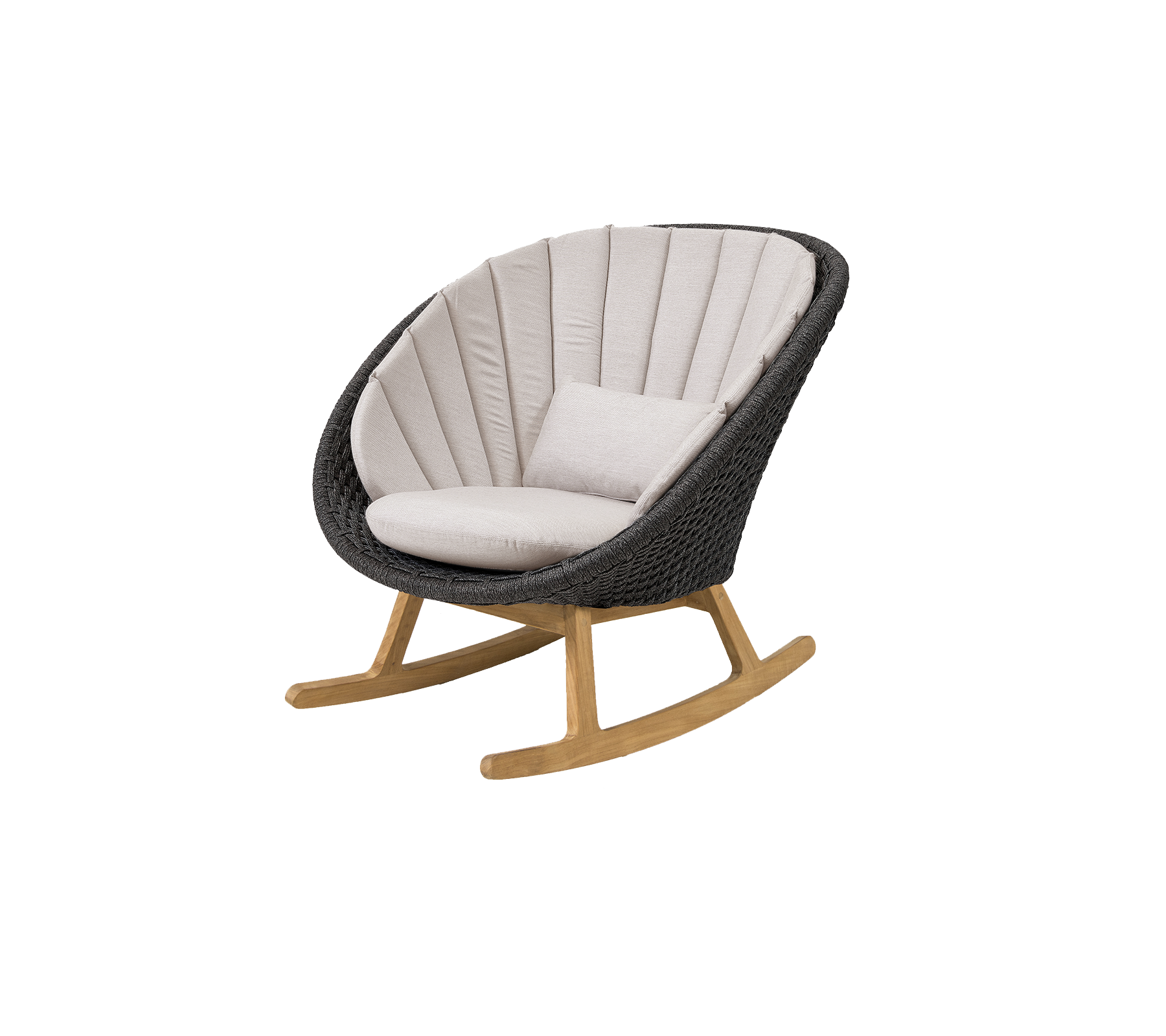 Cane-line Peacock Rocking Chair With Teak Legs