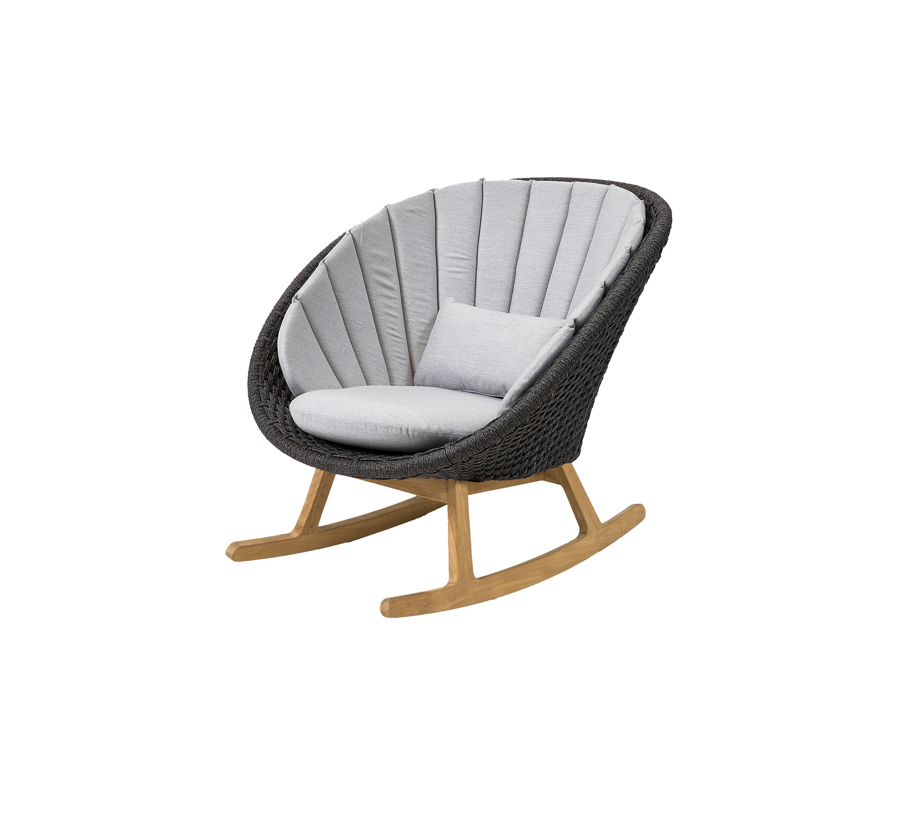 Cane-line Peacock Rocking Chair With Teak Legs