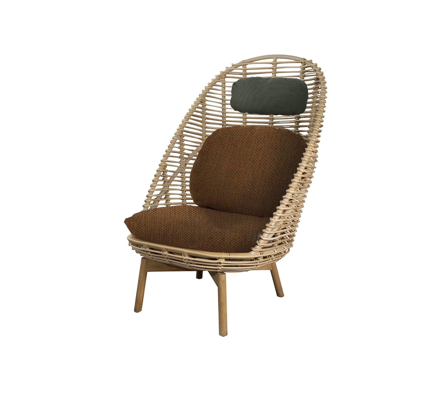 Cane-line Hive Highback Chair W/Teak Legs