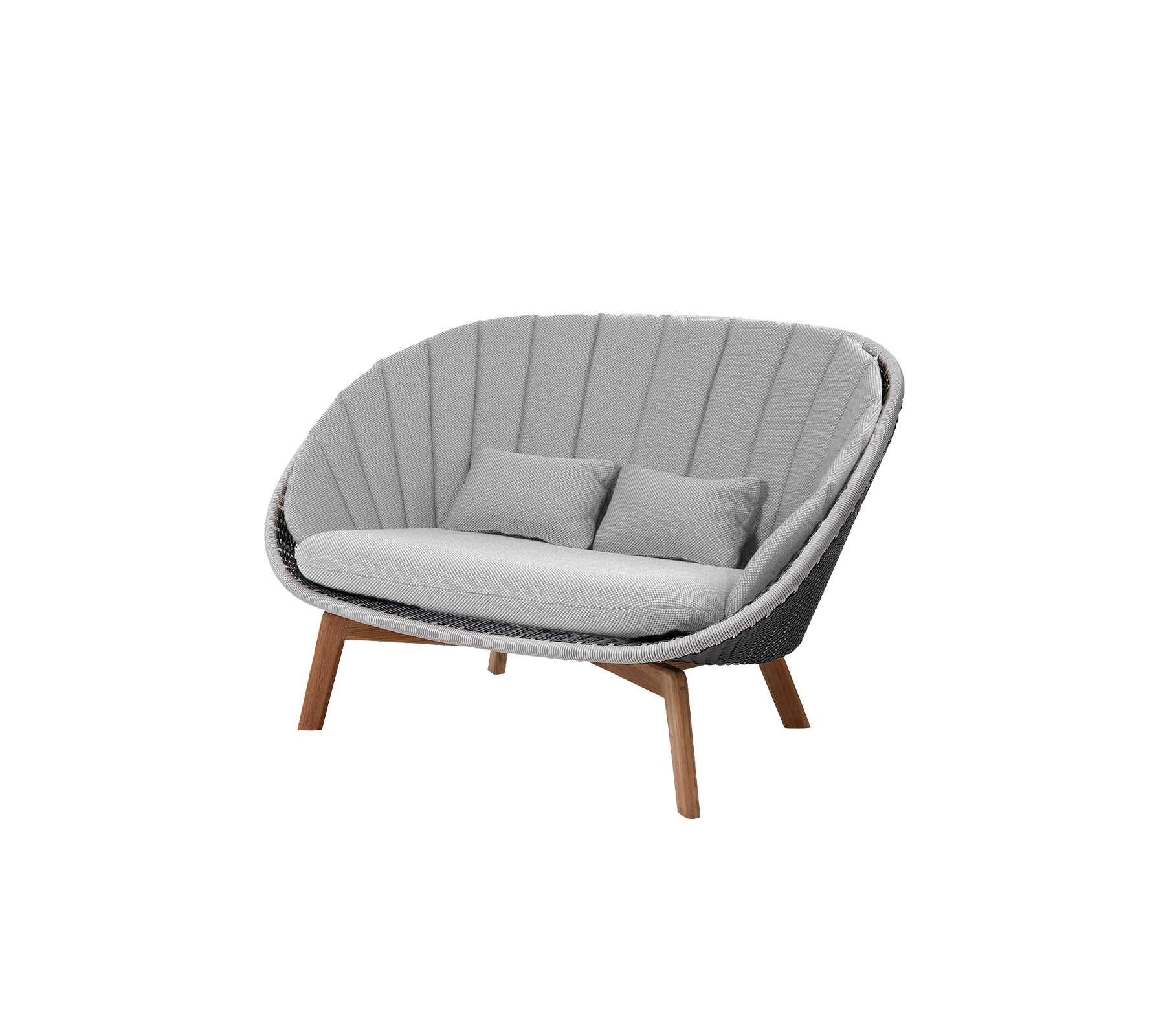 Cane-line Peacock 2-Seater Sofa W/Teak Legs
