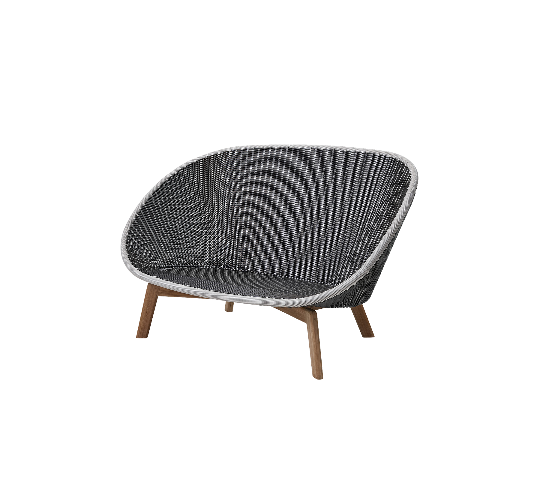 Cane-line Peacock 2-Seater Sofa W/Teak Legs