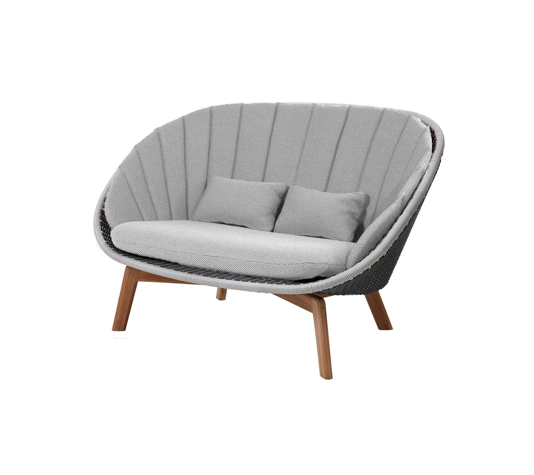Cane-line Peacock 2-Seater Sofa W/Teak Legs
