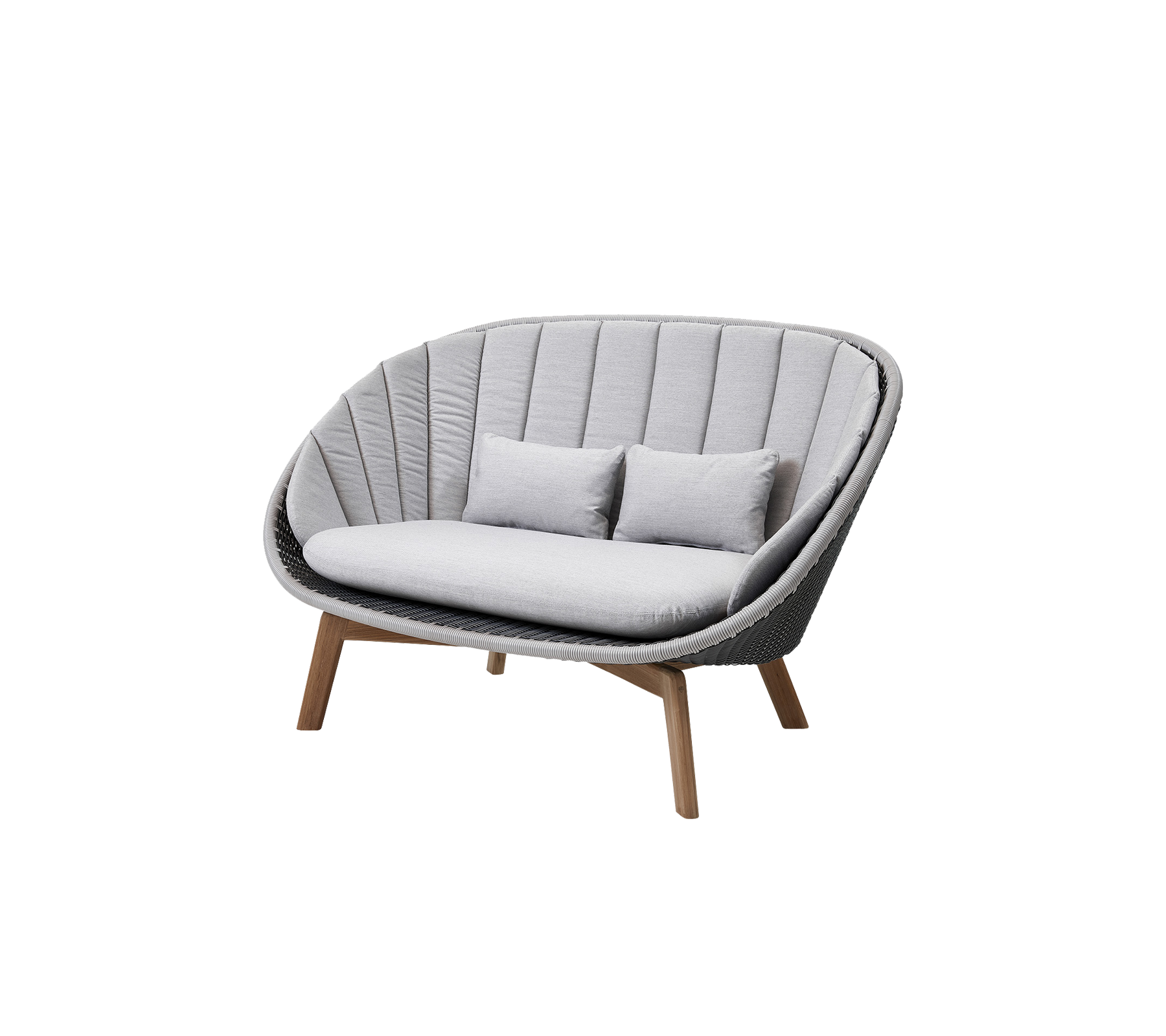Cane-line Peacock 2-Seater Sofa W/Teak Legs