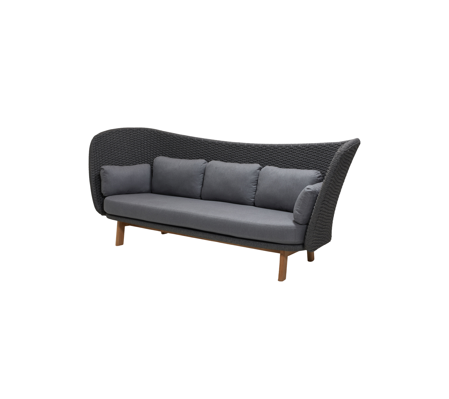 Cane-line Peacock Wing 3-Seater Sofa W/Teak Legs