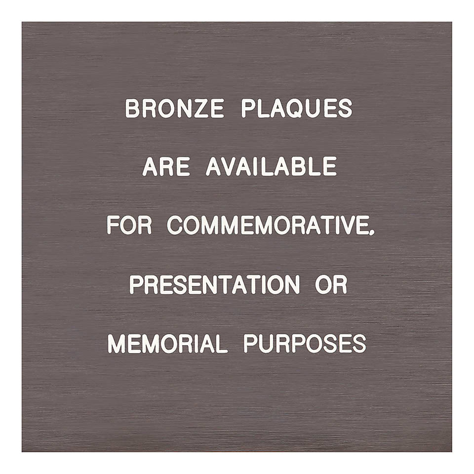 Bronze Plaque Letters (Price Each)