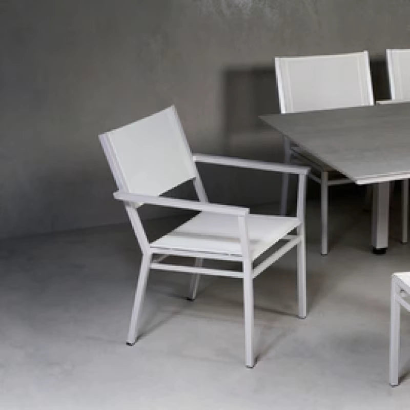 Barlow Tyrie Equinox Dining Chair - Powder Coated