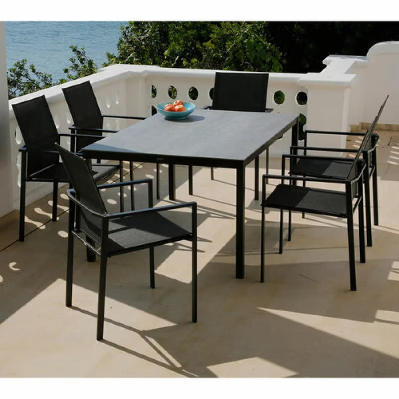 Barlow Tyrie Equinox Dining Table 150 Rectangular - Powder Coated