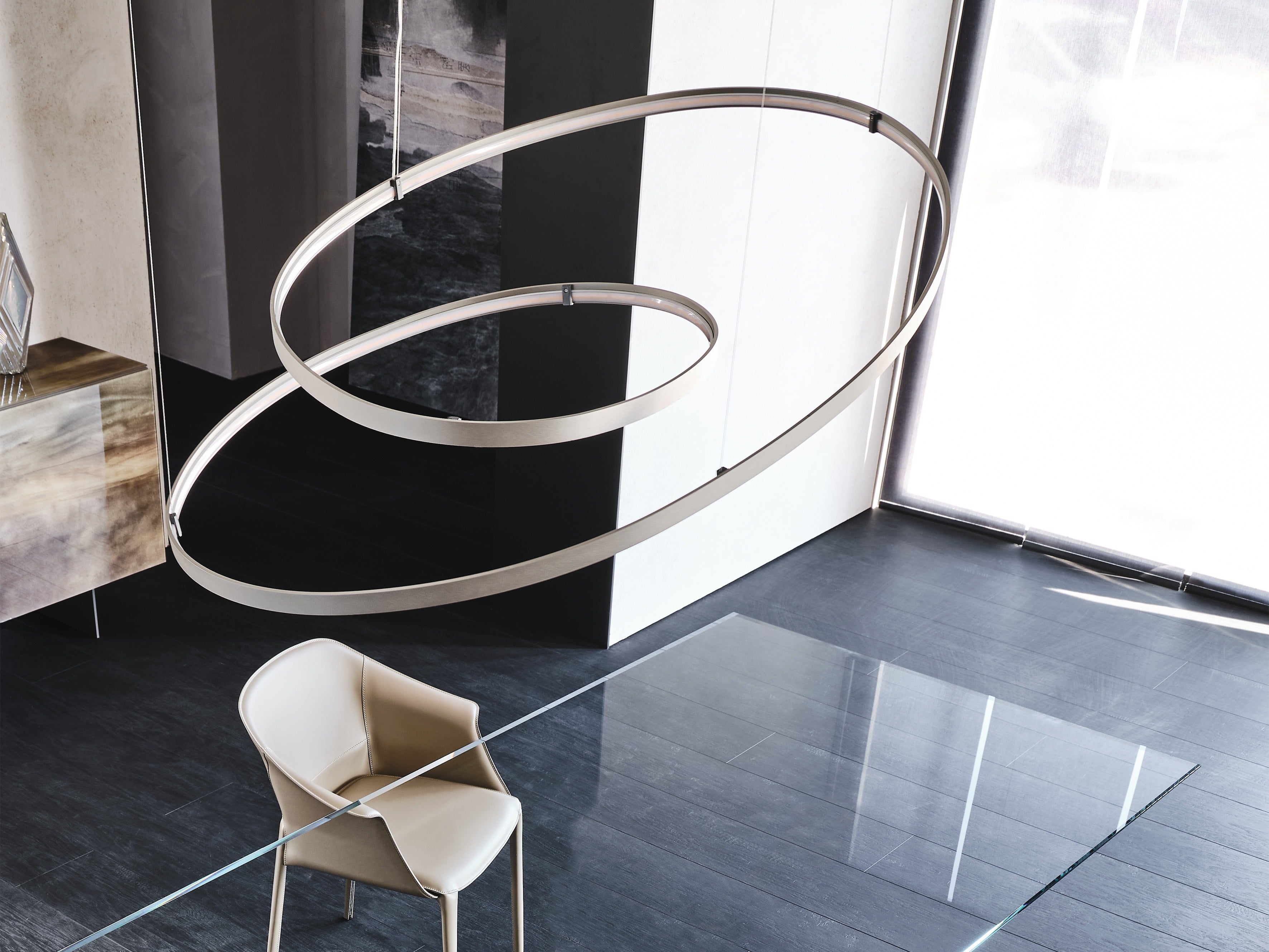 Cattelan Italia Heaven Steel Framed Ceiling Lamp