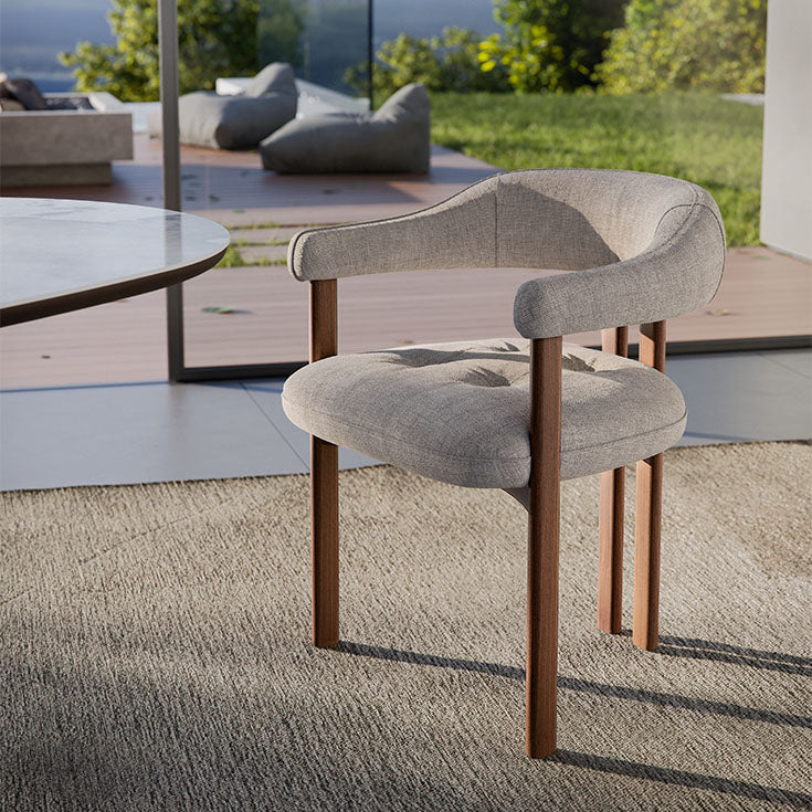 Cattelan Italia Greta Wood Dining Armchair