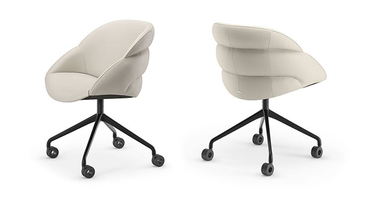 Cattelan Italia Camilla Wheels Swivel Office Armchair