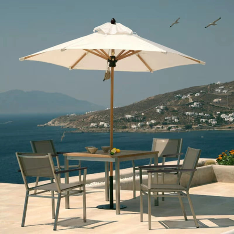 Barlow Tyrie Equinox Dining Table 100 Square Teak Top