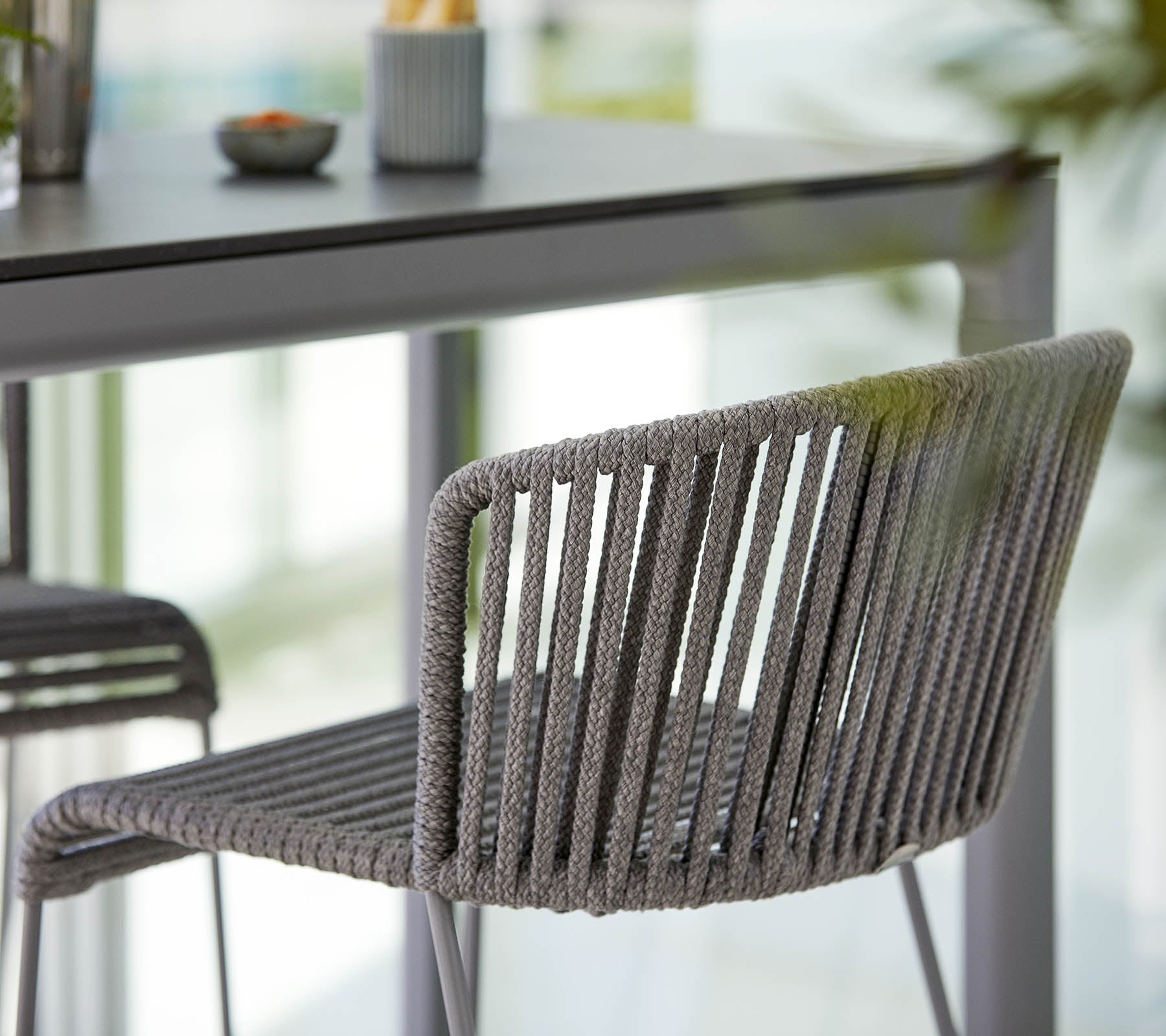 Cane-line Moments Bar Chair Stackable