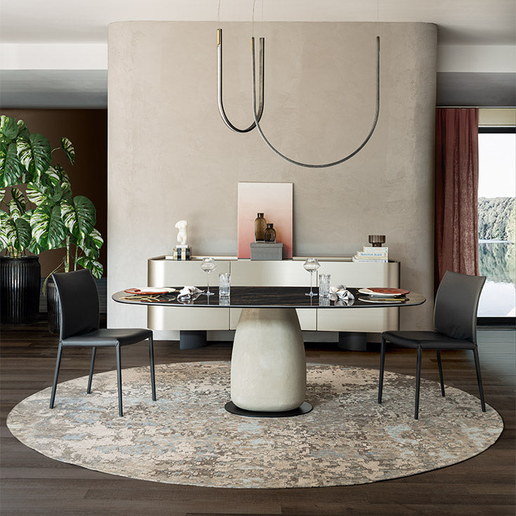 Cattelan Italia Botero Keramik Biscuit Shaped Dining Table 180 & 200