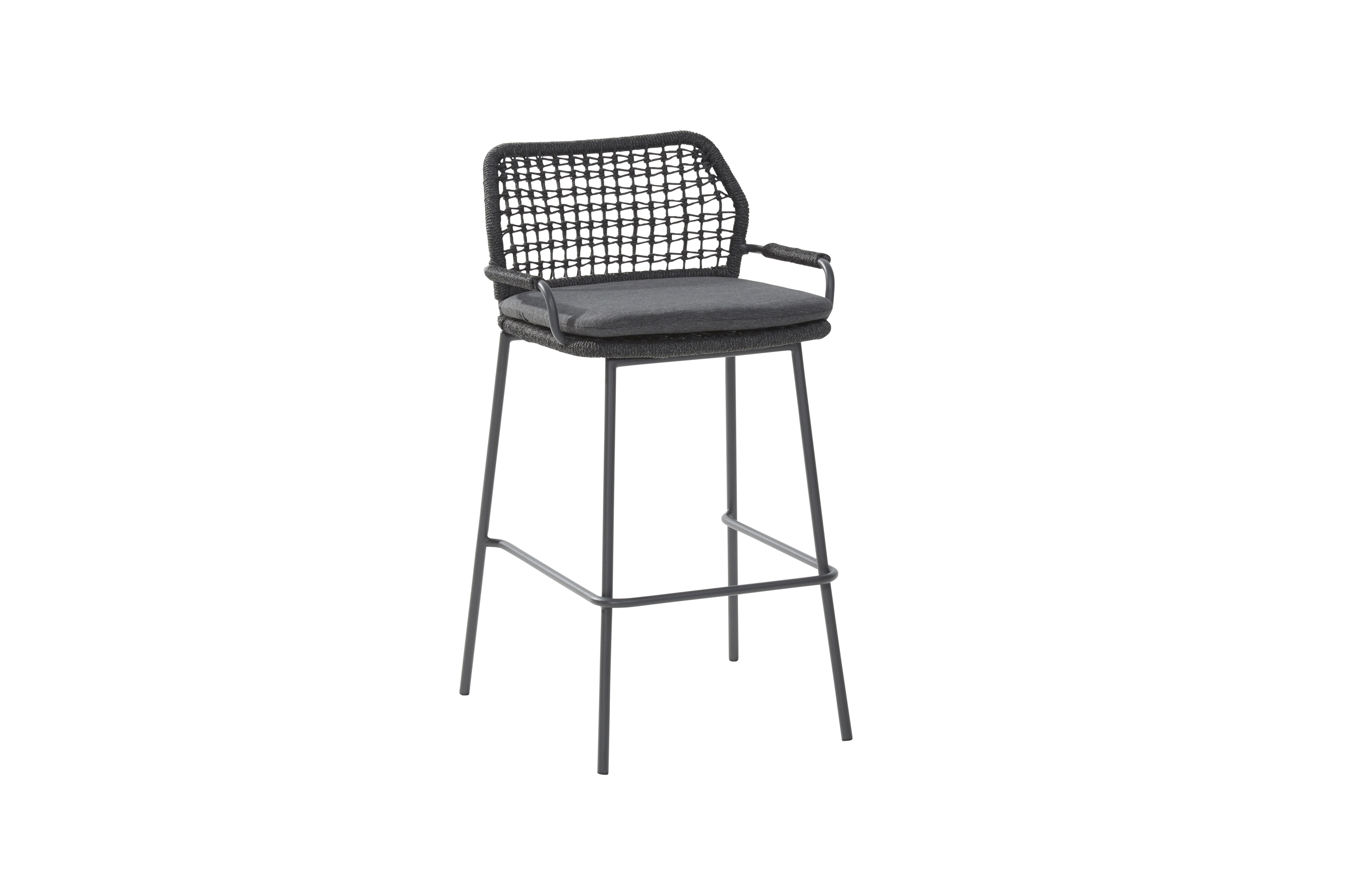 4 Seasons Outdoor Barista Bar Chair Anthracite Rope (Packed In 2's)
