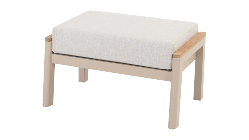 4 Seasons Outdoor Olivia footstool with cushions
