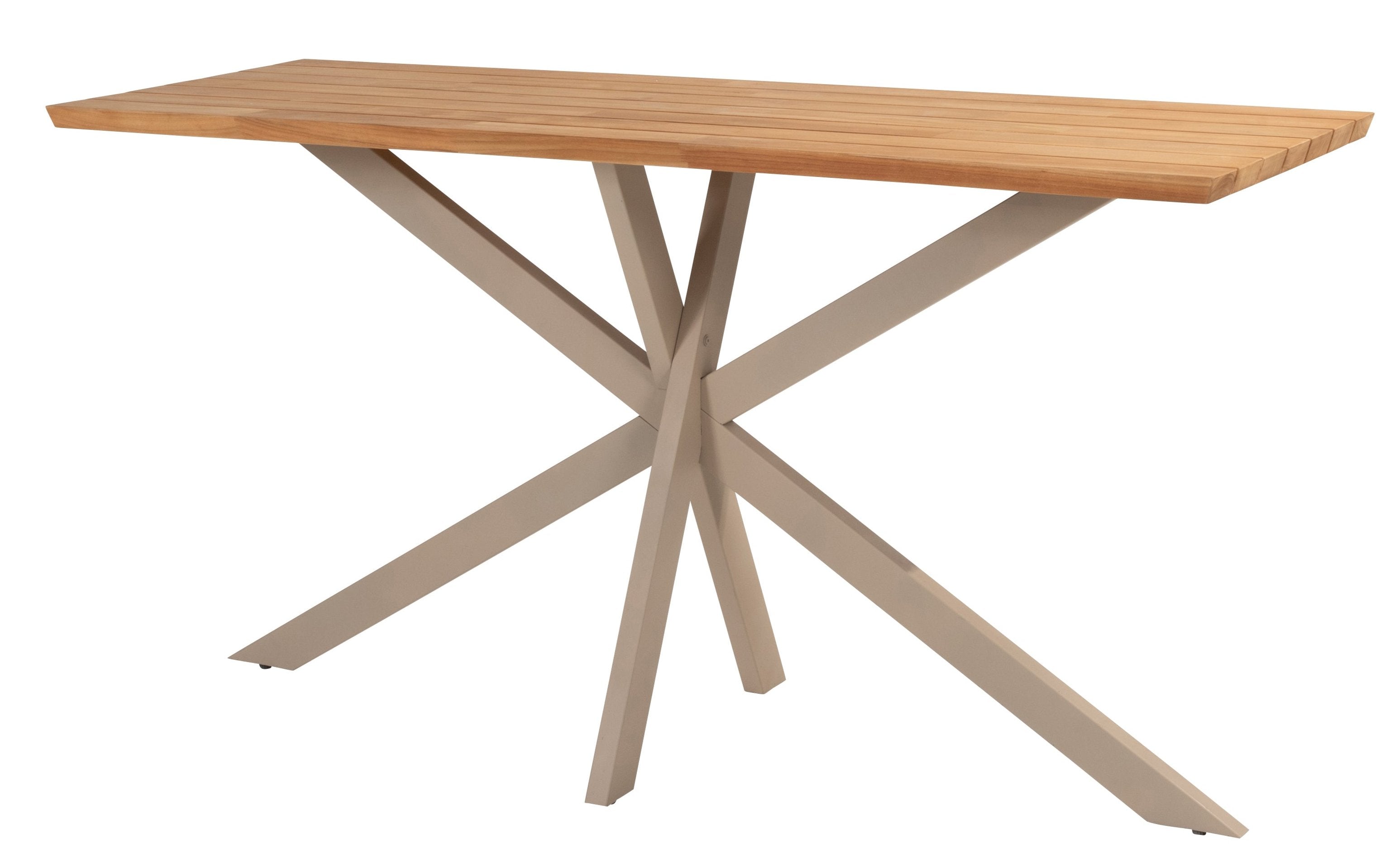 4 Seasons Outdoor Prado Bar Table With  200 X 70 X 105 cm & Teak Natural Top