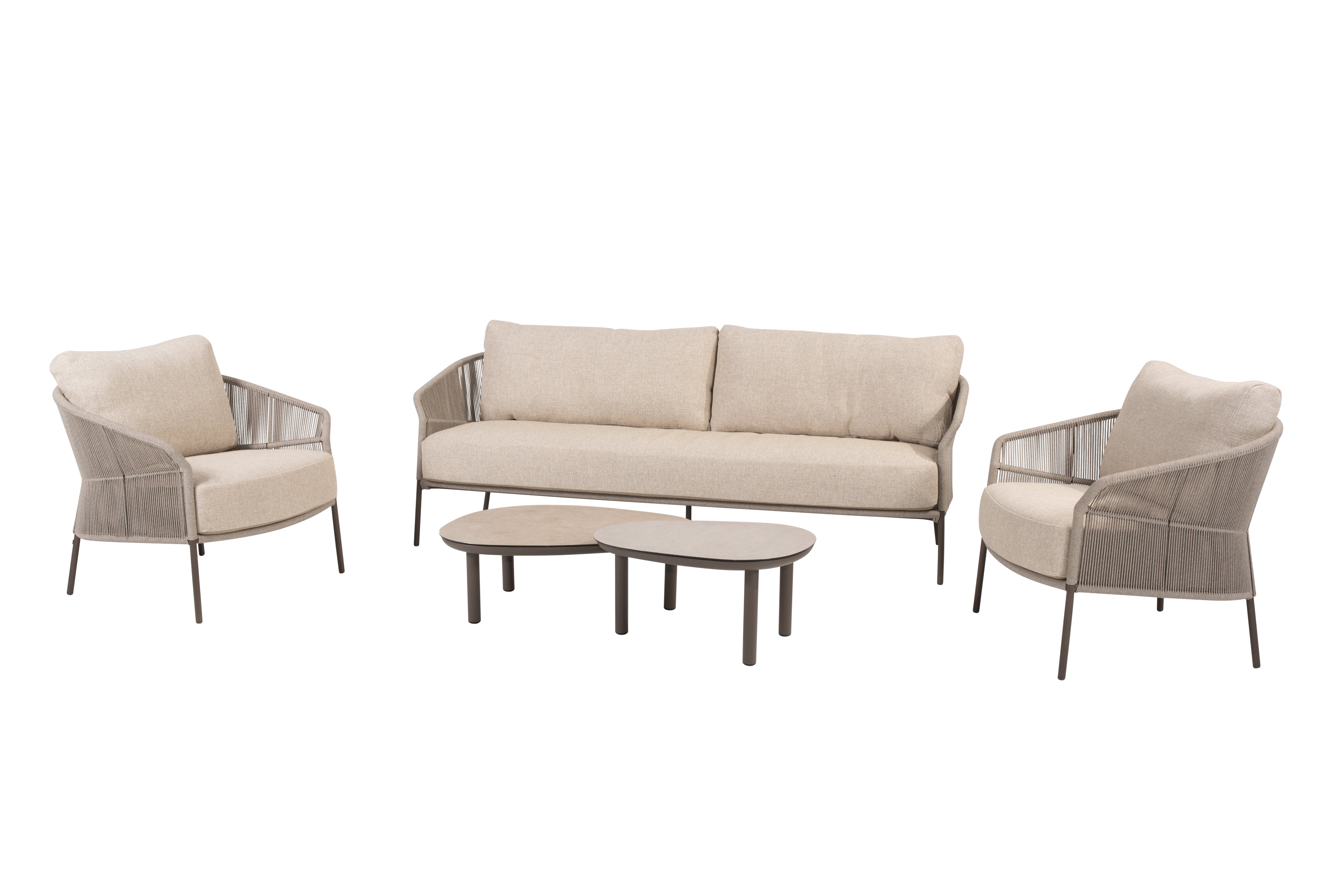 4 Seasons Outdoor Florence lounge set with Salute tables
