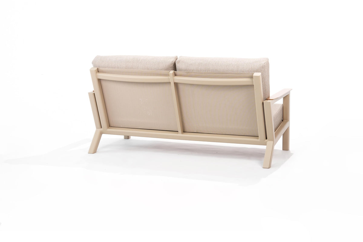 4 Seasons Outdoor Xara 5 Seat Lounge With Coffee Tables & Footstools