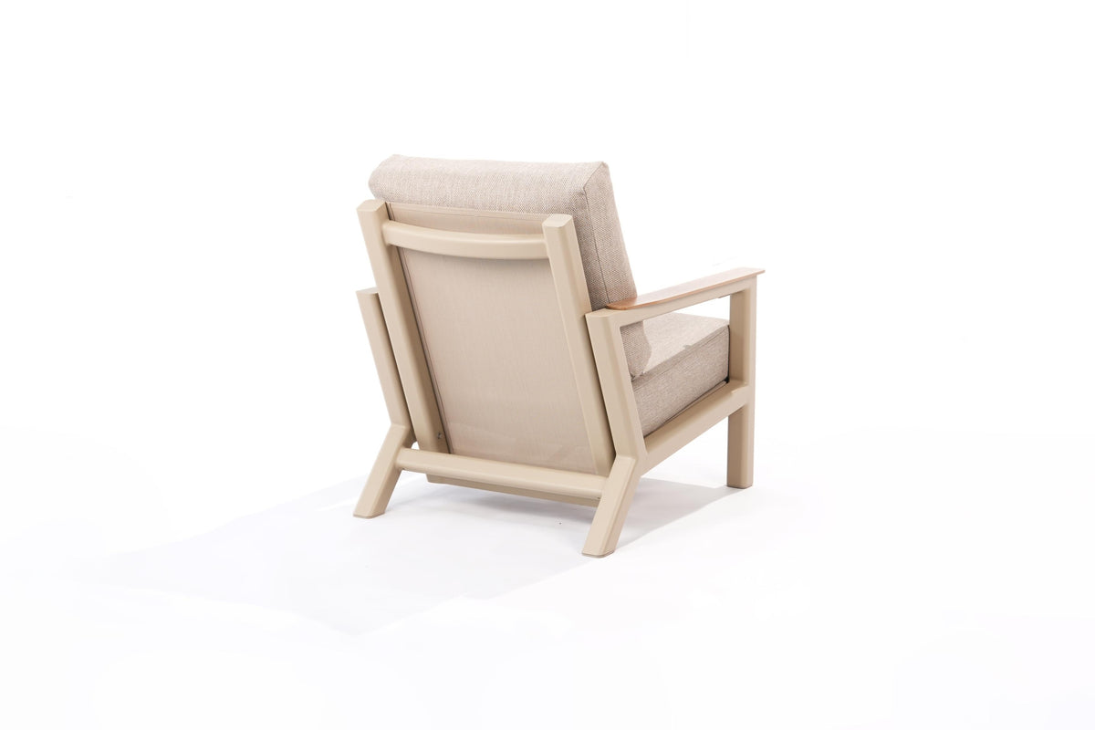 4 Seasons Outdoor Xara 7 Seat Lounge Paros HAT140cm Drum Ceramic Table & Stools