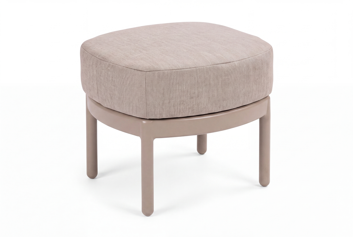 4 Seasons Outdoor Solenza 7 Seat Lounge Paros 140cm Drum Ceramic Table & Stools